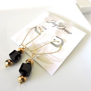 Black n Gold Earrings -Bundle 5 pair get 50% off